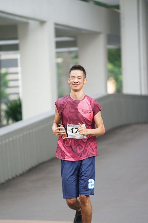 Race photo from Assurance Fun Run 2024