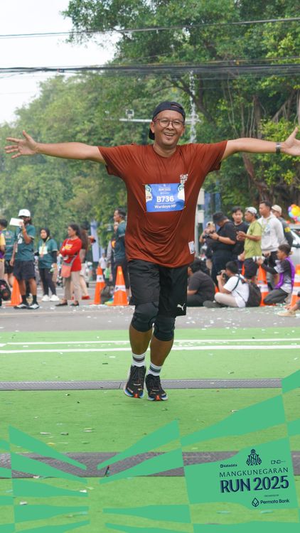 Race photo from Mangkunegaran Run 2025