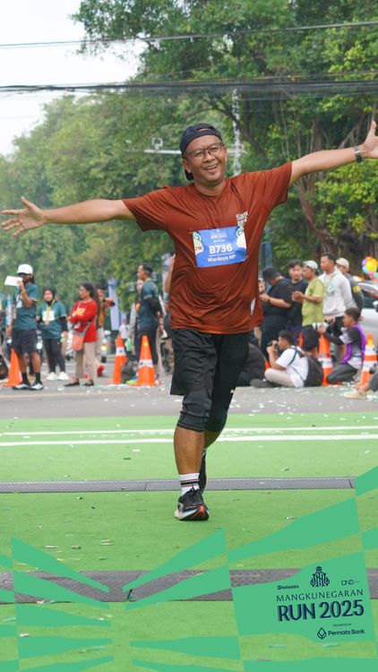 Race photo from Mangkunegaran Run 2025