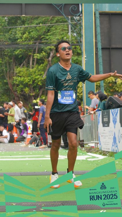 Race photo from Mangkunegaran Run 2025