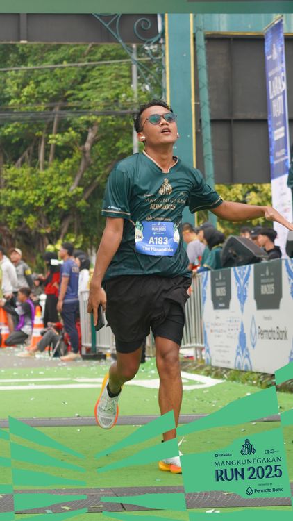 Race photo from Mangkunegaran Run 2025