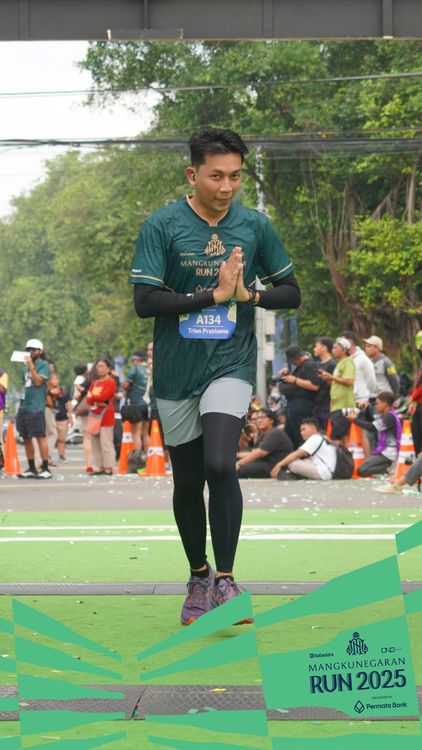 Race photo from Mangkunegaran Run 2025