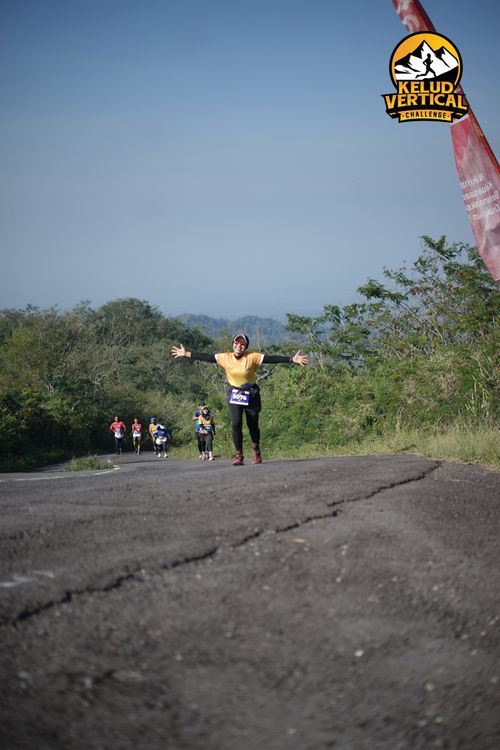 Race photo from Kelud Vertical Challenge 2024