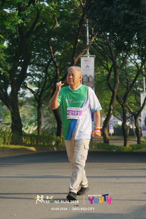 Race photo from BAF LIONS RUN 2024