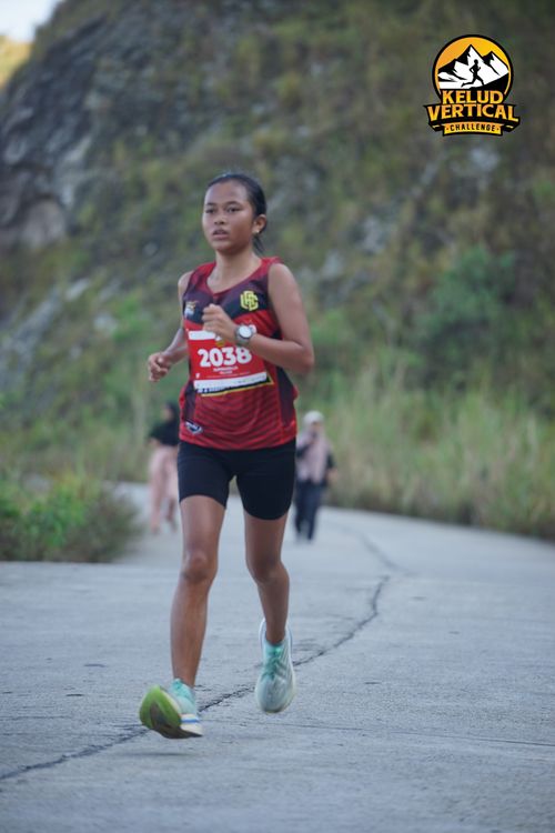 Race photo from Kelud Vertical Challenge 2024