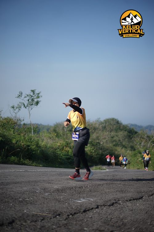 Race photo from Kelud Vertical Challenge 2024