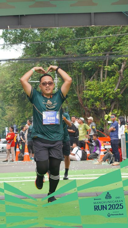 Race photo from Mangkunegaran Run 2025