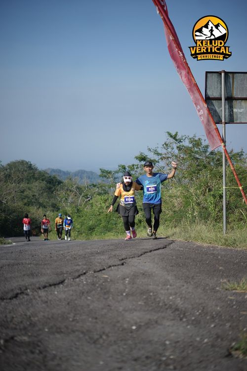 Race photo from Kelud Vertical Challenge 2024