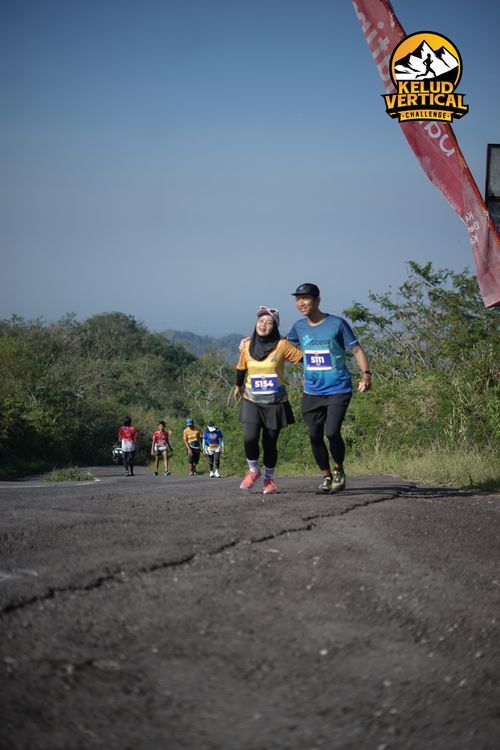 Race photo from Kelud Vertical Challenge 2024