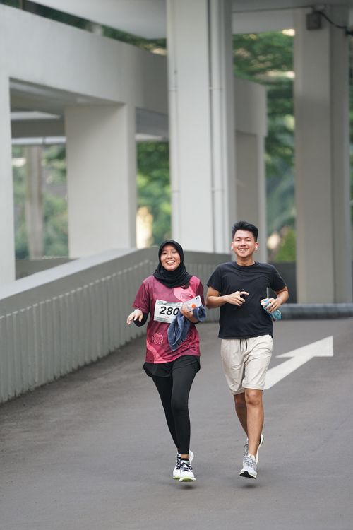 Race photo from Assurance Fun Run 2024