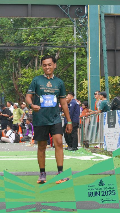 Race photo from Mangkunegaran Run 2025