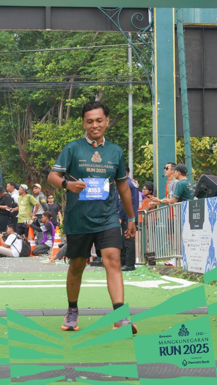 Race photo from Mangkunegaran Run 2025