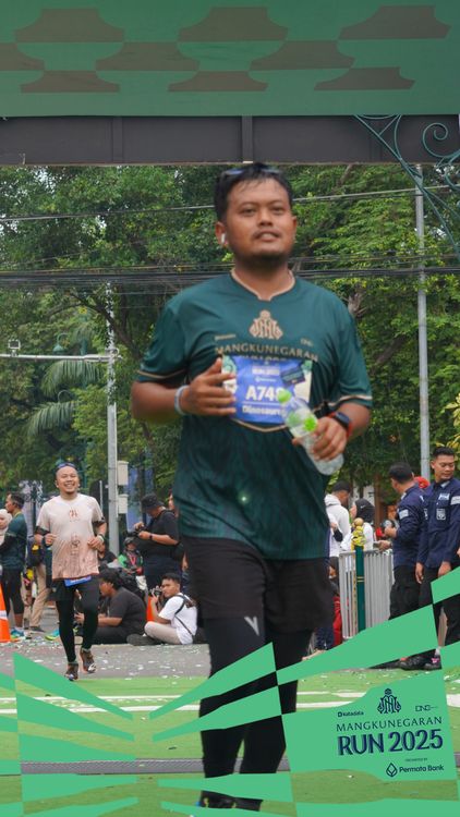 Race photo from Mangkunegaran Run 2025
