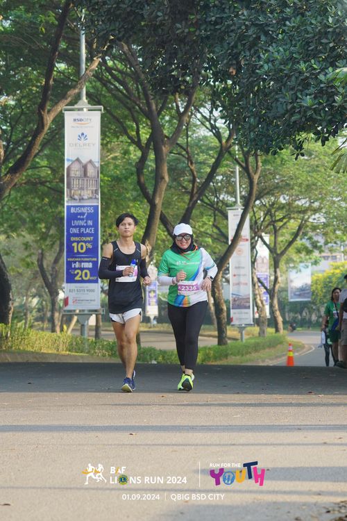 Race photo from BAF LIONS RUN 2024