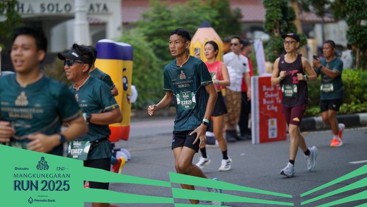Race photo from Mangkunegaran Run 2025