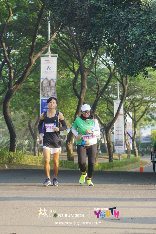 Race photo from BAF LIONS RUN 2024