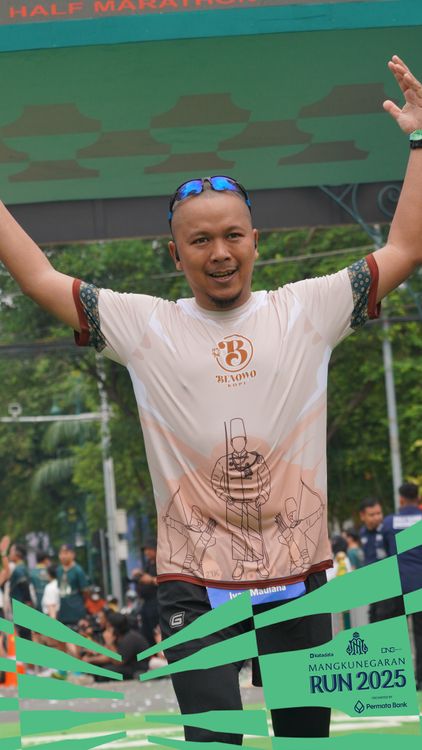 Race photo from Mangkunegaran Run 2025