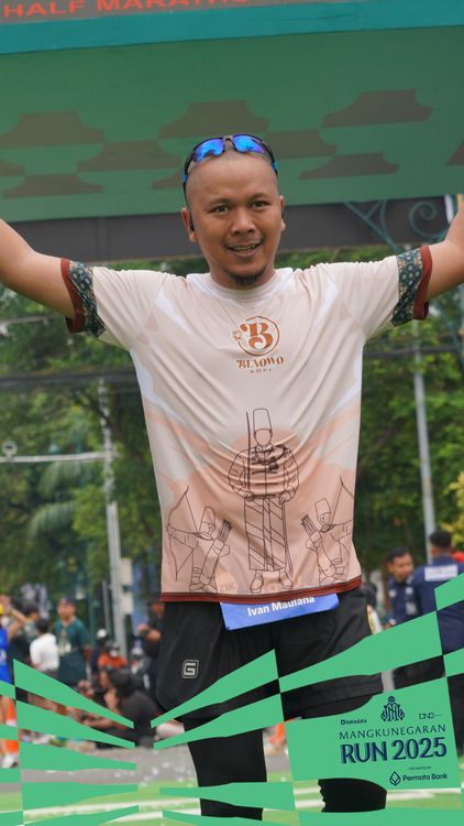 Race photo from Mangkunegaran Run 2025