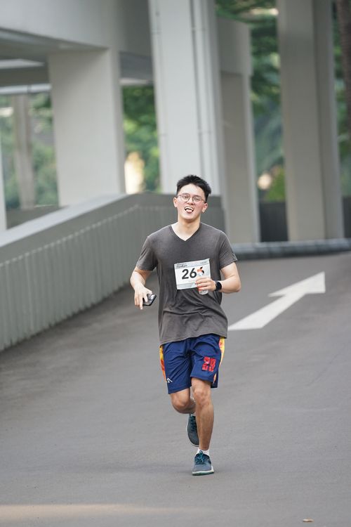Race photo from Assurance Fun Run 2024