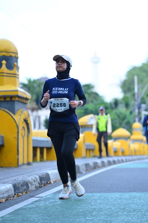 Race photo from KEMLU RUN 2025