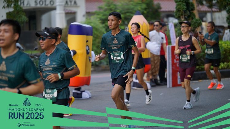 Race photo from Mangkunegaran Run 2025