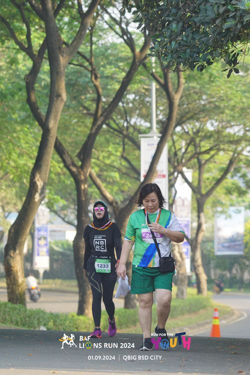 Race photo from BAF LIONS RUN 2024