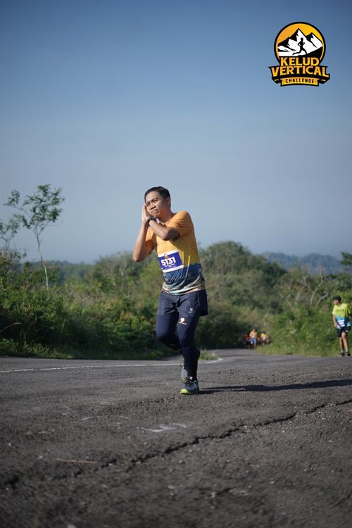 Race photo from Kelud Vertical Challenge 2024