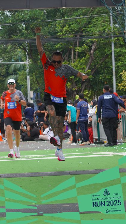 Race photo from Mangkunegaran Run 2025