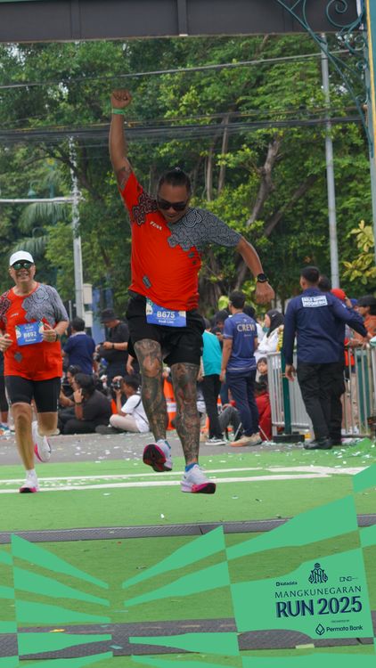 Race photo from Mangkunegaran Run 2025