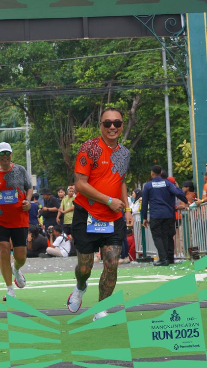 Race photo from Mangkunegaran Run 2025
