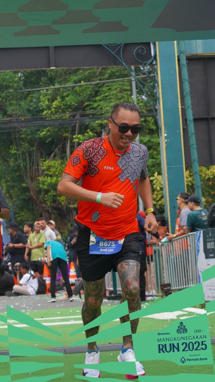 Race photo from Mangkunegaran Run 2025