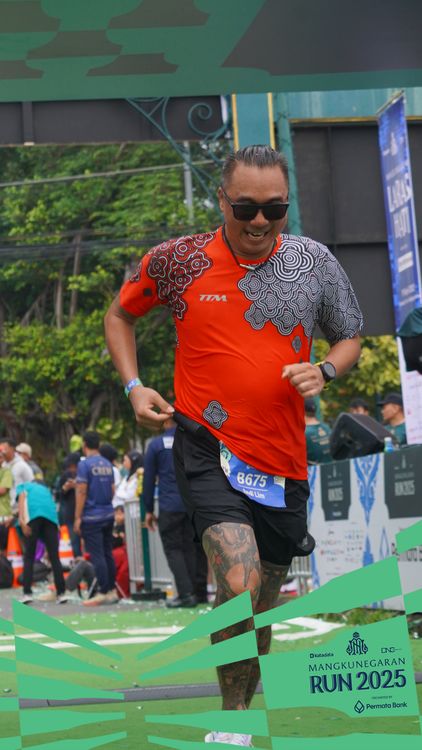 Race photo from Mangkunegaran Run 2025