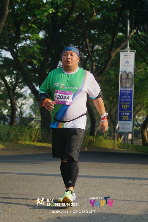 Race photo from BAF LIONS RUN 2024