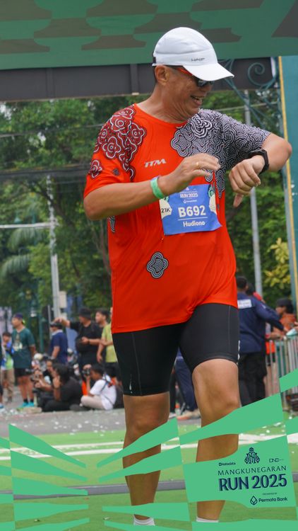 Race photo from Mangkunegaran Run 2025