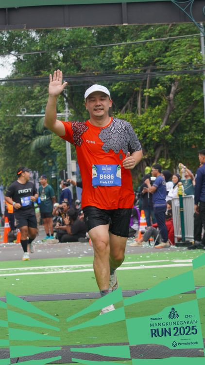 Race photo from Mangkunegaran Run 2025