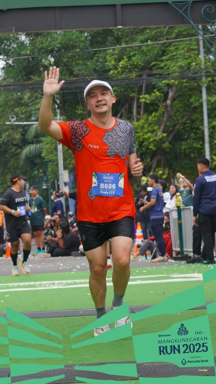 Race photo from Mangkunegaran Run 2025