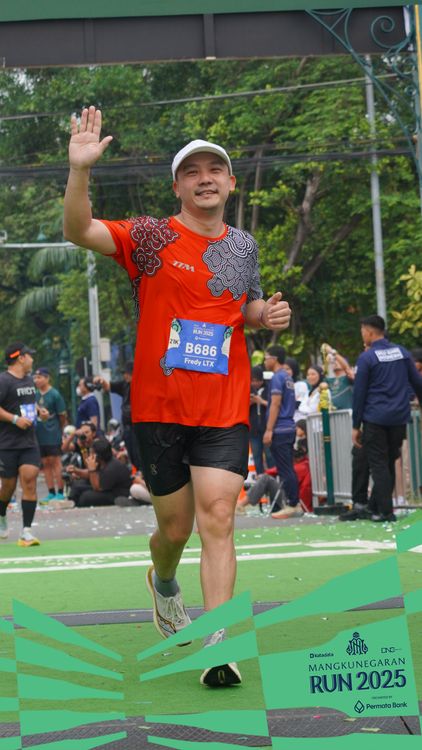 Race photo from Mangkunegaran Run 2025