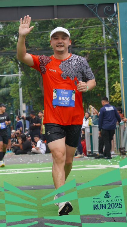 Race photo from Mangkunegaran Run 2025