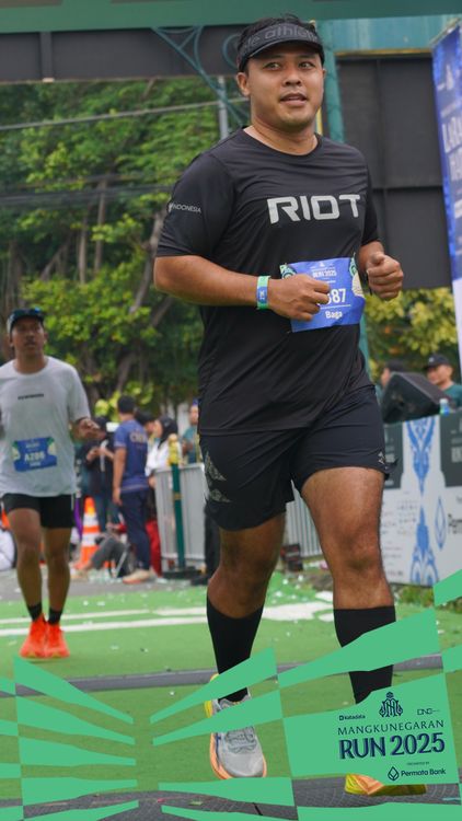 Race photo from Mangkunegaran Run 2025