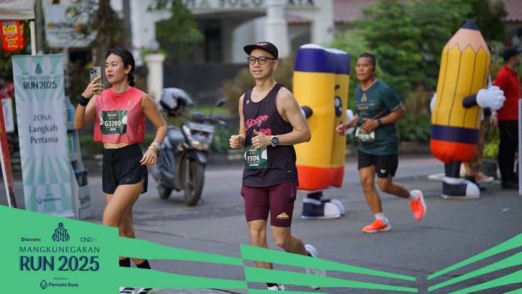 Race photo from Mangkunegaran Run 2025