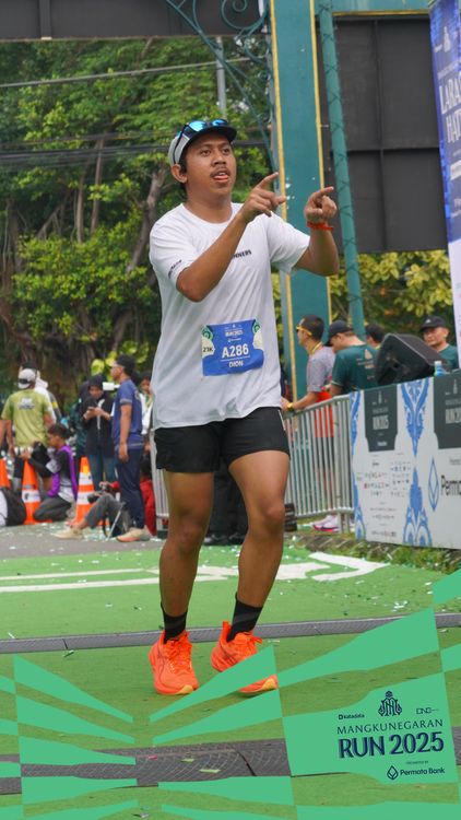 Race photo from Mangkunegaran Run 2025