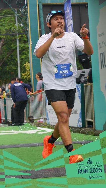 Race photo from Mangkunegaran Run 2025