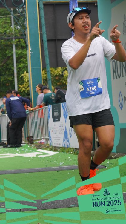 Race photo from Mangkunegaran Run 2025