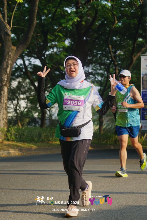 Race photo from BAF LIONS RUN 2024