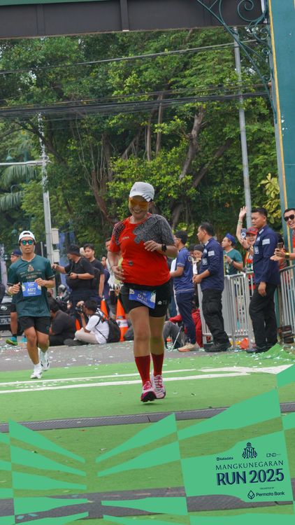 Race photo from Mangkunegaran Run 2025