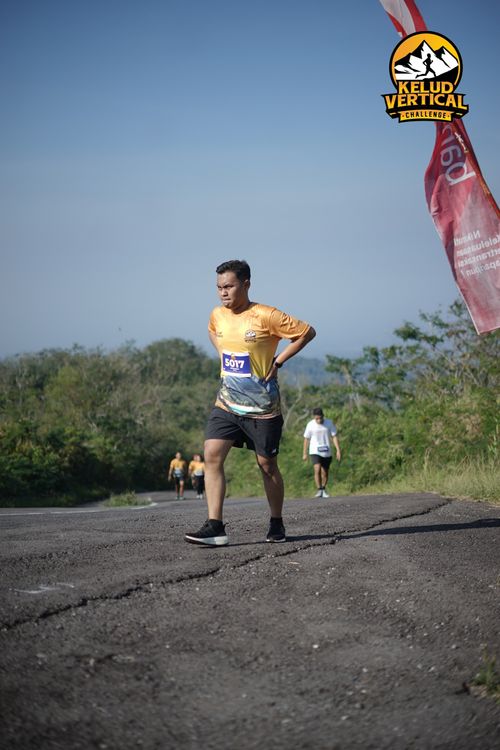 Race photo from Kelud Vertical Challenge 2024