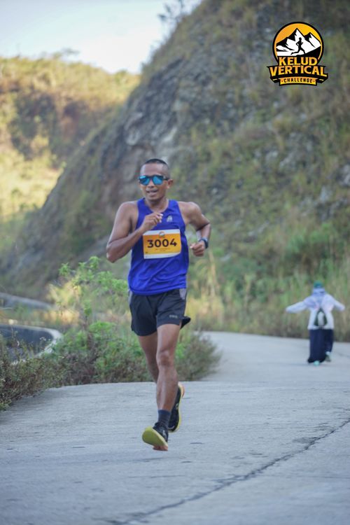 Race photo from Kelud Vertical Challenge 2024