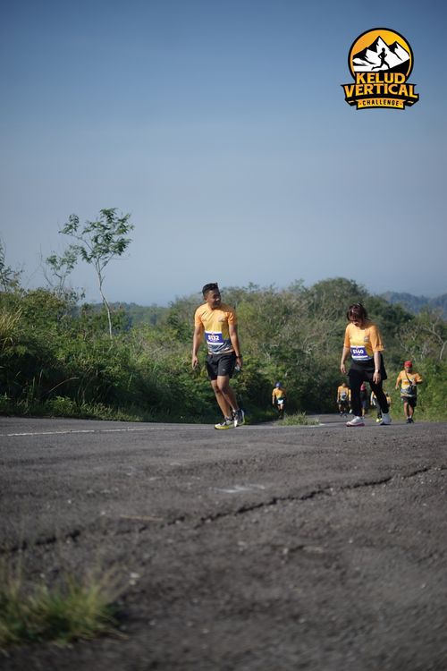 Race photo from Kelud Vertical Challenge 2024