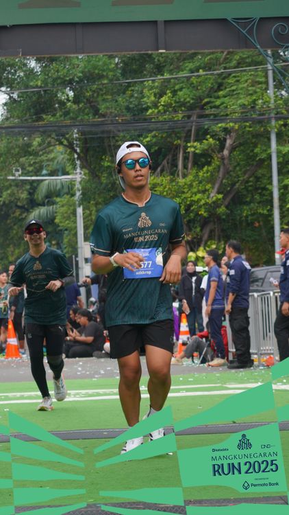 Race photo from Mangkunegaran Run 2025