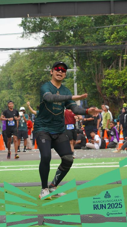 Race photo from Mangkunegaran Run 2025